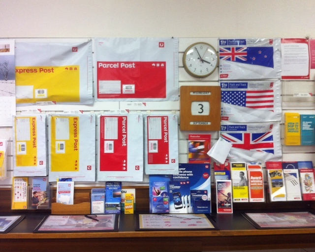 Australiaの郵便局内の写真